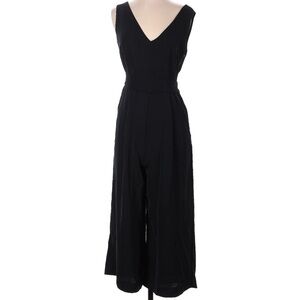 Like NEW: black, wide leg jumpsuit XXL